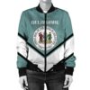 Cyprus Coat Of Arms Women Bomber Jacket Lucian Style JW5 Bomber Jacket