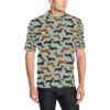 Dachshund Cute Print Pattern Men Polo Shirt