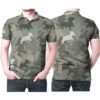 Dachshund Pattern Camouflage Style For Dog Lover 3D 3D Printed Polo Shirt