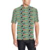 Dachshund Pattern Print Design 05 Men Polo Shirt