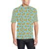 Dachshund Pattern Print Design 08 Men Polo Shirt