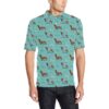Dachshund Paw Decorative Print Pattern Men Polo Shirt