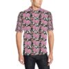 Dahlia Pattern Print Design 02 Men Polo Shirt