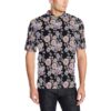 Dahlia Pattern Print Design Dh012 Men Polo Shirt