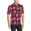 Dahlia Pattern Print Design Dh03 Men Polo Shirt