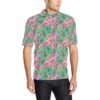 Dahlia Pattern Print Design Dh07 Men Polo Shirt