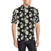 Daisy Pattern Print Design Ds07 Men Polo Shirt