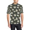 Daisy Pattern Print Design Ds08 Men Polo Shirt