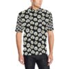 Daisy Print Pattern Men Polo Shirt