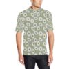 Daisy Yellow Print Pattern Men Polo Shirt