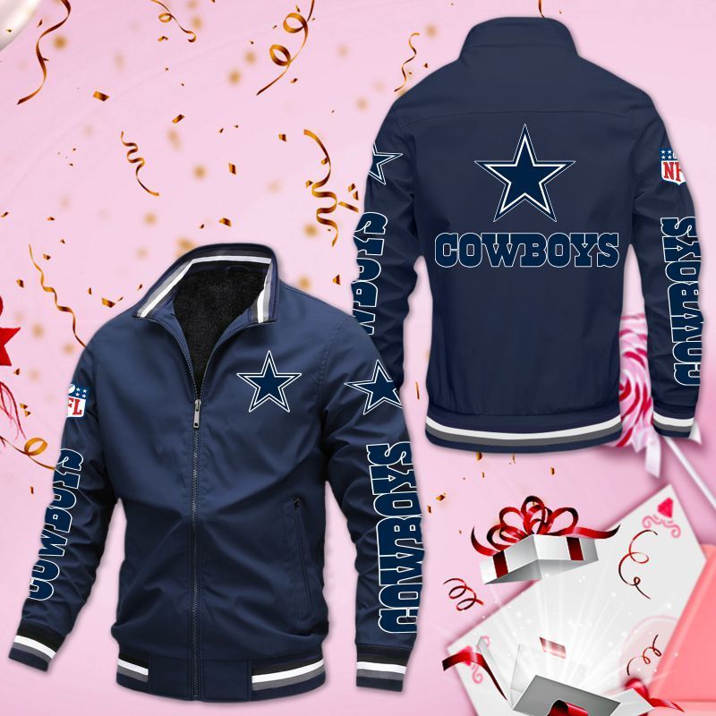 Dallas Cowboys 3D Bomber Jacket Dallas Cowboys 3D Bomber Jacket