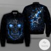 Dallas Cowboys Lava Skull Full Print Bomber Jacket