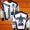 Dallas Cowboys Nfl All Over Printed Bomber Jacket