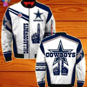 Dallas Cowboys Nfl All Over Printed Bomber Jacket