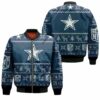 Dallas Cowboysnfl Ugly Sweatshirt Christmas 3D Bomber Jacket Model 1703 Bomber Jacket