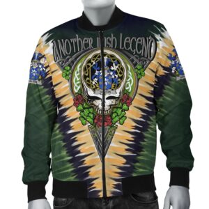 Dalton Ireland Bomber Jacket - GD Irish Legend Shamrock V Tie-Dye A7 Bomber Jacket