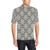 Damask Elegant Print Pattern Men Polo Shirt