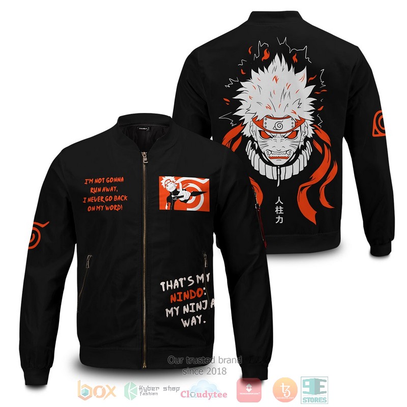 Dark Naruto Bomber Jacket Dark Naruto Bomber Jacket