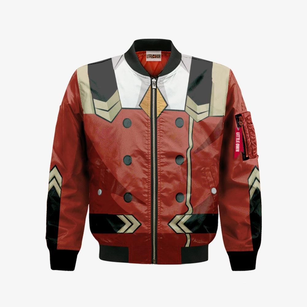 Darling In The Franxx Bomber Jacket Custom Zero Two Cosplay Costumes Bomber Jacket Darling In The Franxx Bomber Jacket Custom Zero Two Cosplay Costumes Bomber Jacket