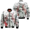 Darling In The Franxx Zero Two 3D Printed Hoodie Bomber Jacket