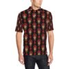 Day Of The Dead Skull Girl Pattern Men Polo Shirt