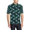 Deer Jungle Print Pattern Men Polo Shirt