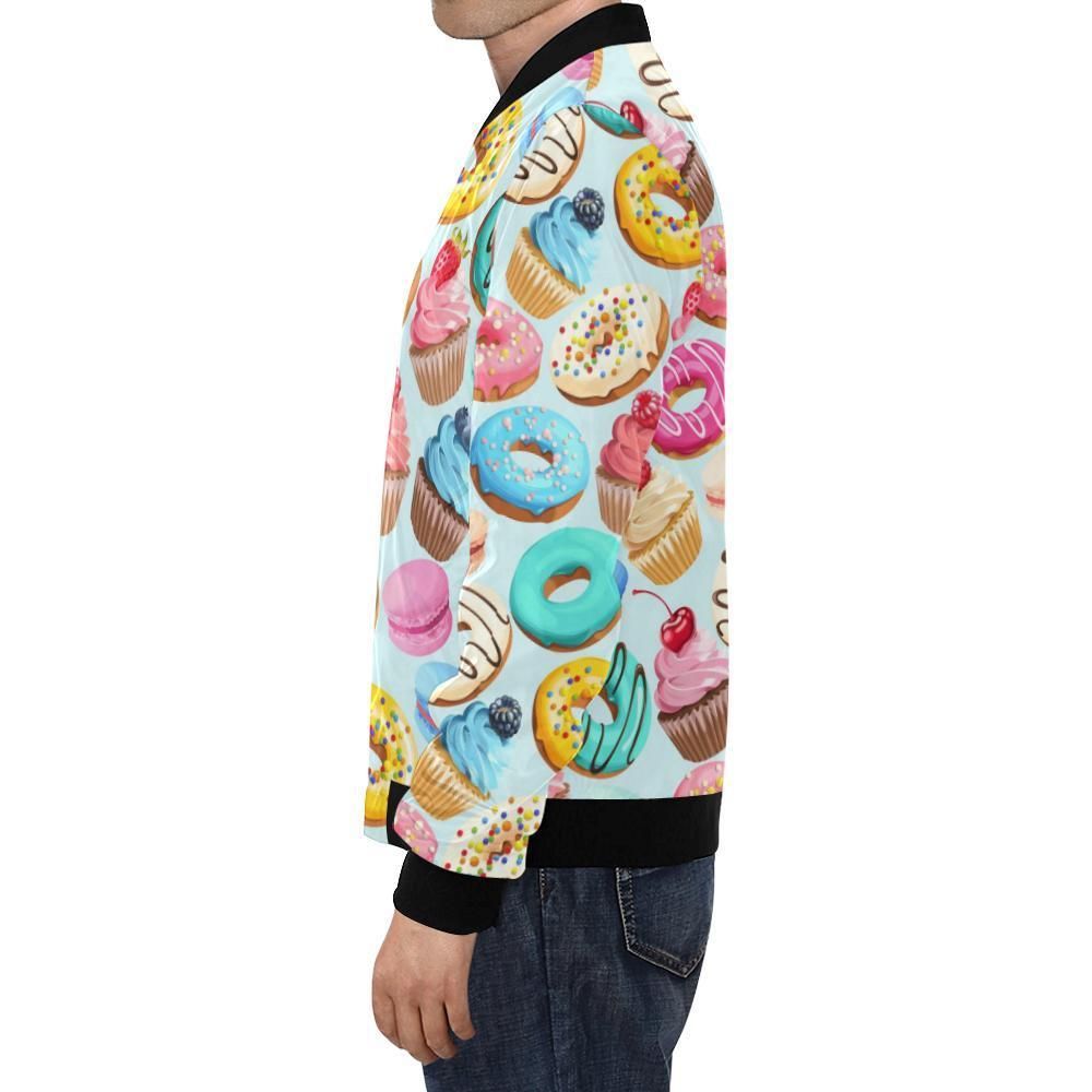 Dessert-Cupcake-Pattern-Print-Mens-Bomber-Jacket-1
