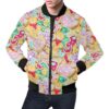Dessert Gingerbread Man Chirstmas Pattern Print Mens Bomber Jacket