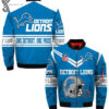 Detroit Lions Football Team All Over Printed Bomber Jacket