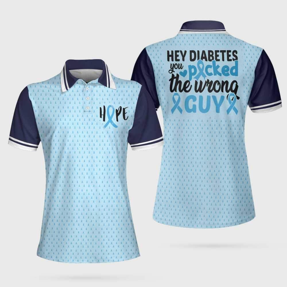 Diabetes Awareness 3D All Over Printed Polo Shirt Diabetes Awareness 3D All Over Printed Polo Shirt