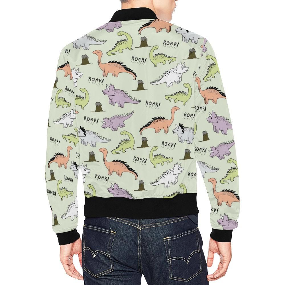 Dino-Roar-Dinosaur-Pattern-Print-Mens-Bomber-Jacket-2