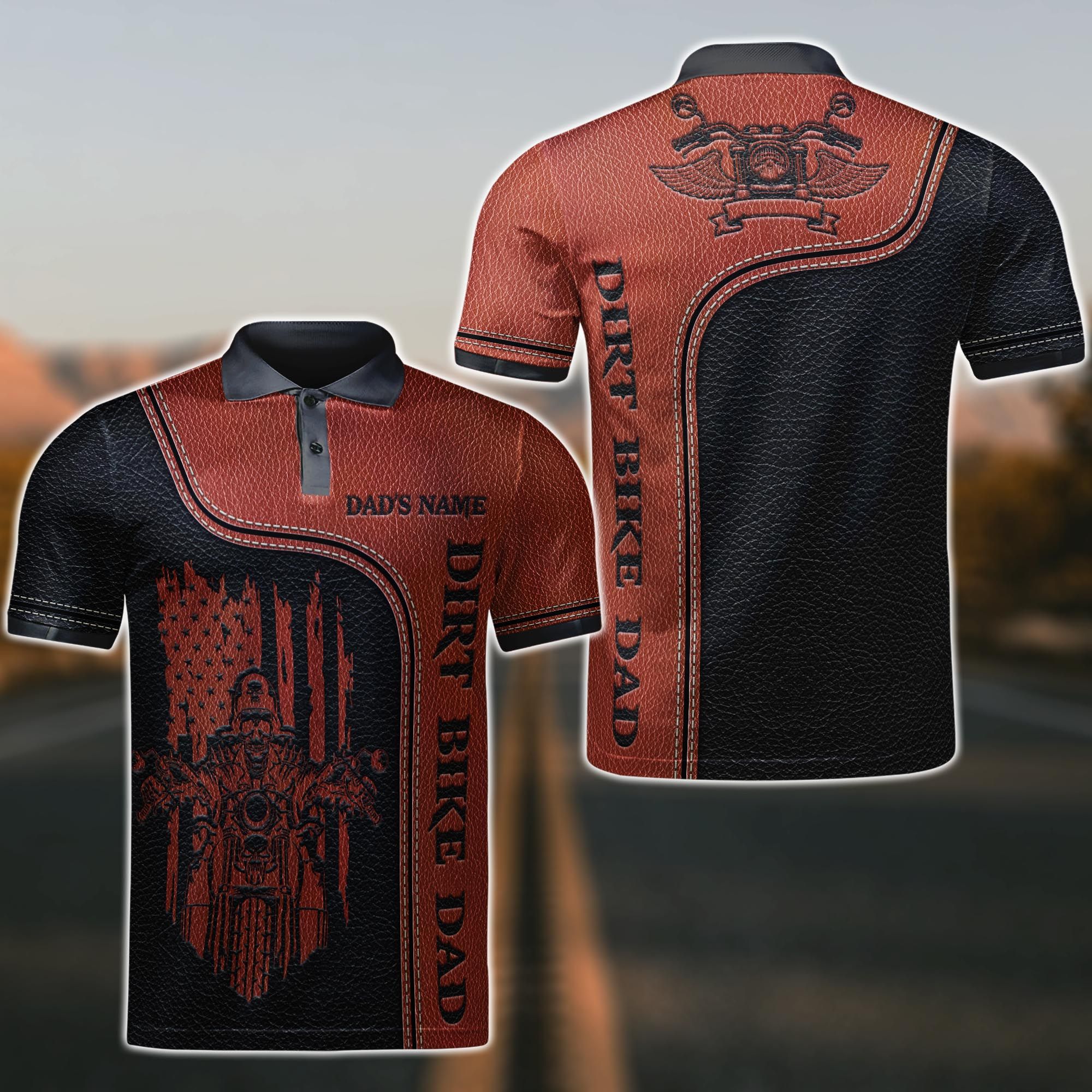 Dirt Bike Dad Father’S Day Polo Shirt Dirt Bike Dad Father’S Day Polo Shirt