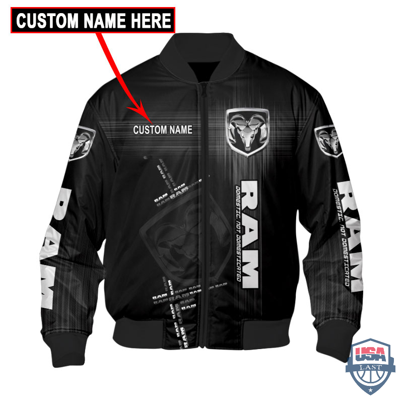 Dodge Ram Flash Custom Name Bomber Jacket Dodge Ram Flash Custom Name Bomber Jacket