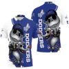 Dodgers Jack Skellington And Zero Polo Shirt