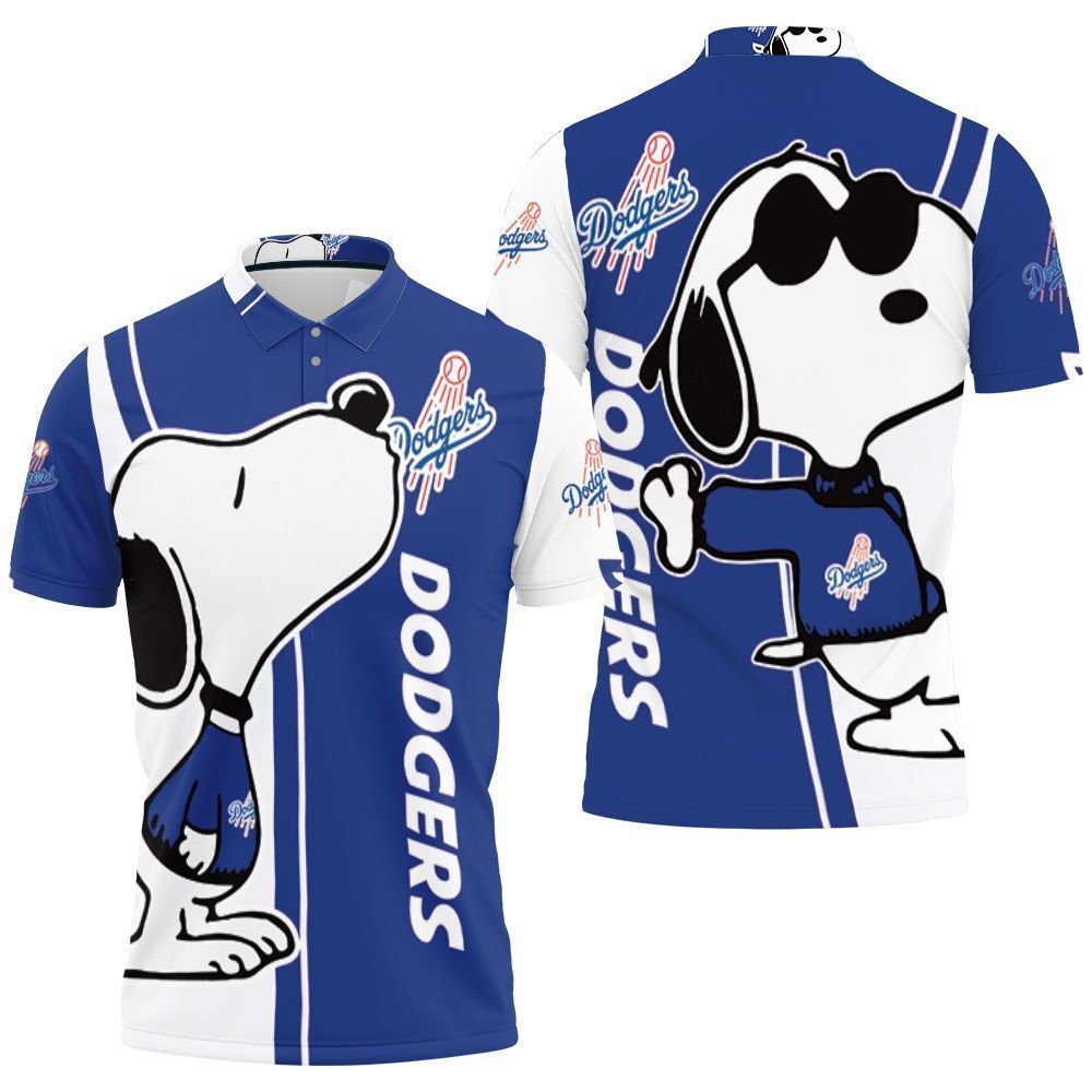 Dodgers Snoopy Lover 3D Printed Polo Shirt Dodgers Snoopy Lover 3D Printed Polo Shirt