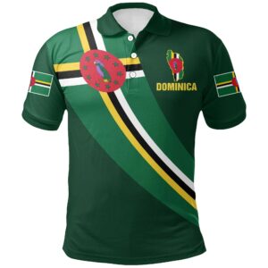 Dominica Polo Shirt Special Flag A21