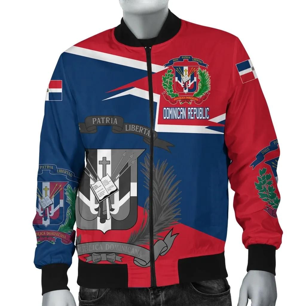 Dominican Republic Coat Of Arms Bomber Jackettyle A27 Bomber Jacket Dominican Republic Coat Of Arms Bomber Jackettyle A27 Bomber Jacket