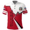Dominican Republic Polo Shirt Lightning A02