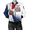 Dominican Republic Women's Bomber Jacket - Flag And Coat Of Arms - BN25 Bomber Jacket