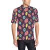 Donut Pattern Print Design Dn03 Men Polo Shirt