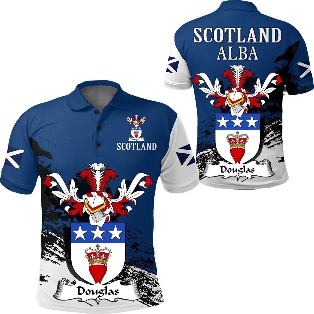 Douglas Scottish Family Crest Scotland Special Polo Shirt - Golf Shirt A7 Douglas Scottish Family Crest Scotland Special Polo Shirt - Golf Shirt A7