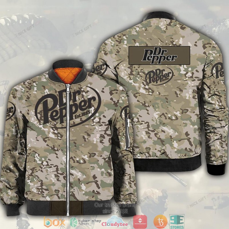 Dr Pepper Camouflage Bomber Jacket Dr Pepper Camouflage Bomber Jacket