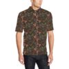 Dragonfly Pattern Print Design 02 Men Polo Shirt