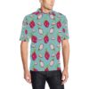 Dragonfruit Pattern Print Design Df01 Men Polo Shirt