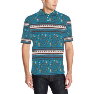 Dream Catcher Aztec Men Polo Shirt