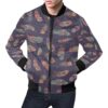 Dream Catcher Boho Feather Pattern Print Mens Bomber Jacket