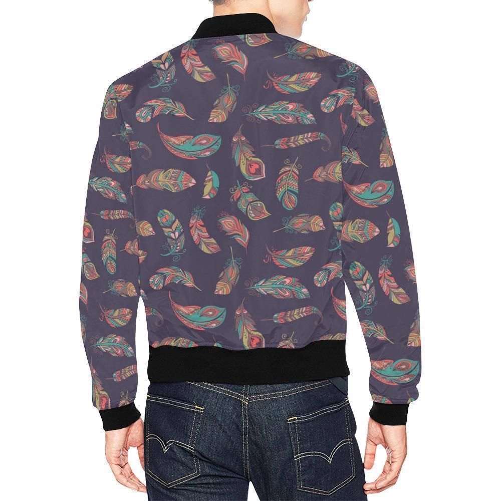 Dream-Catcher-Boho-Feather-Pattern-Print-Mens-Bomber-Jacket-2