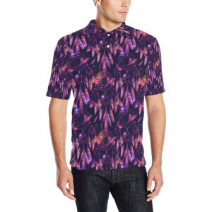Dream Catcher Neon Men Polo Shirt