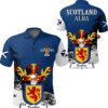 Duthie Scottish Family Crest Scotland Special Polo Shirt - Golf Shirt A7