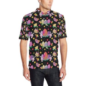 Easter Eggs Pattern Print Design Rb06 Men Polo Shirt